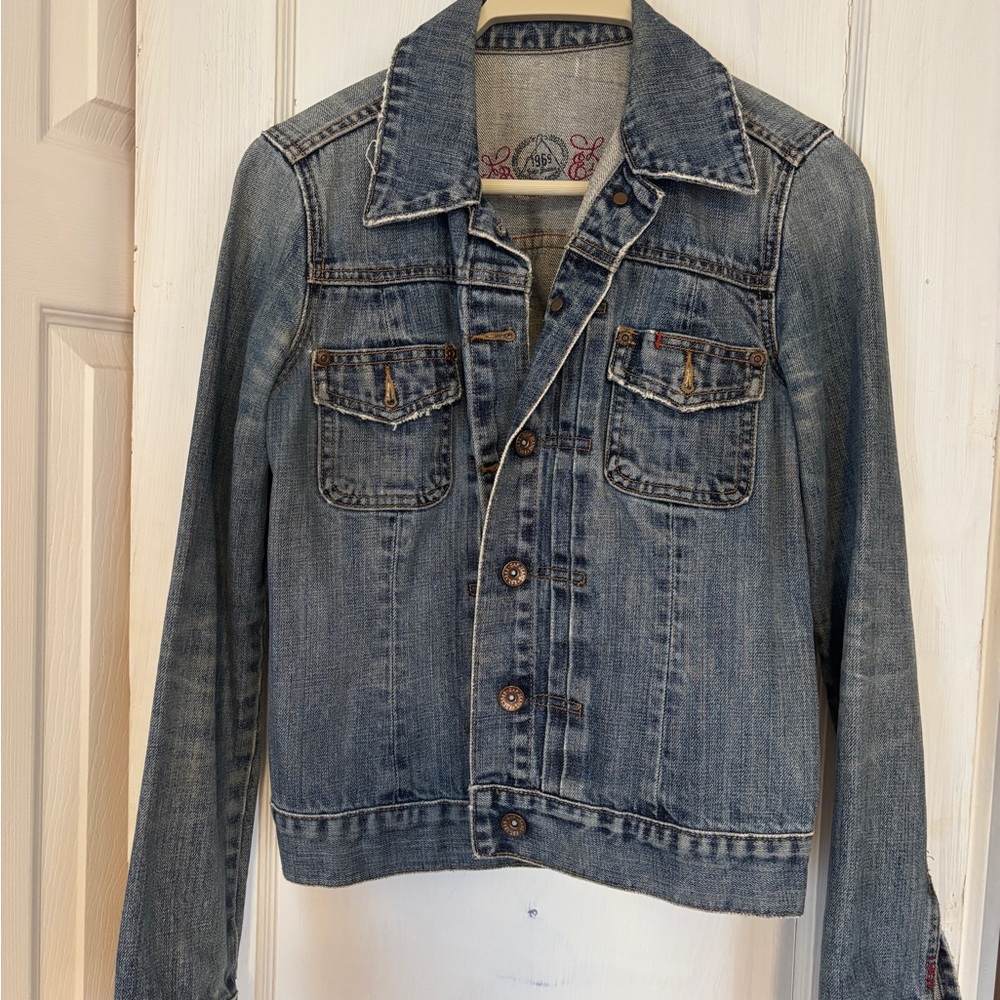 GAP Distressed Denim Jacket